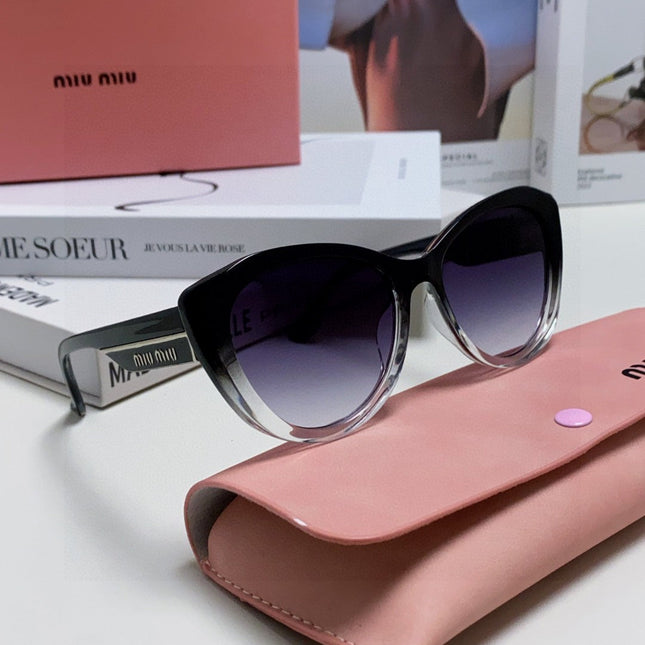 GLIMPSE SUNGLASSES 576813 IN BLACK AND CLEAR ACETATE