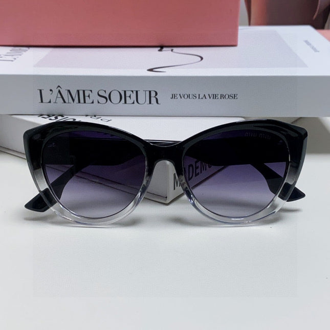 GLIMPSE SUNGLASSES 576813 IN BLACK AND CLEAR ACETATE