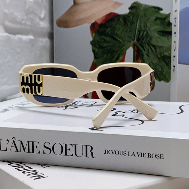 GLIMPSE SUNGLASSES 576819 IN WHITE ACETATE
