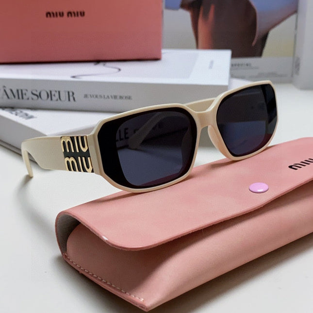 GLIMPSE SUNGLASSES 576819 IN WHITE ACETATE