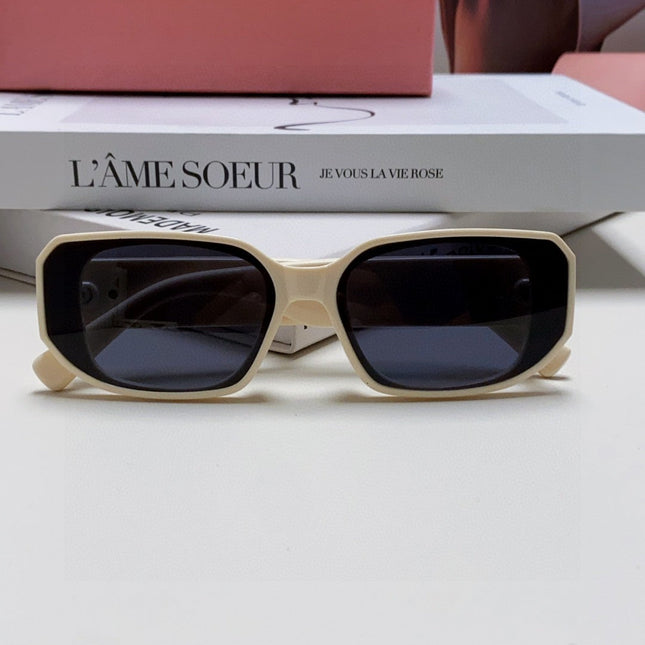 GLIMPSE SUNGLASSES 576819 IN WHITE ACETATE