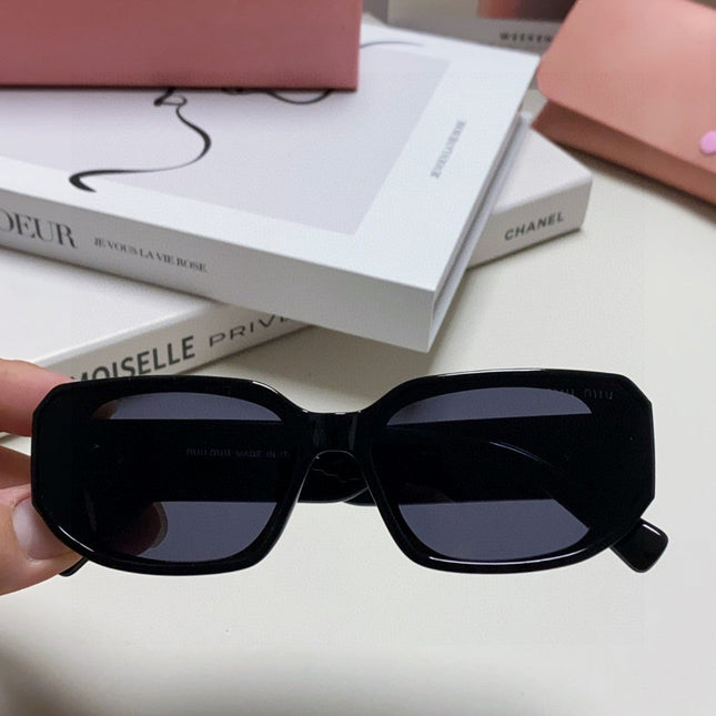 GLIMPSE SUNGLASSES 576821 IN BLACK ACETATE