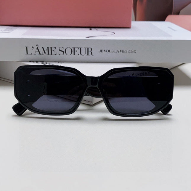 GLIMPSE SUNGLASSES 576821 IN BLACK ACETATE