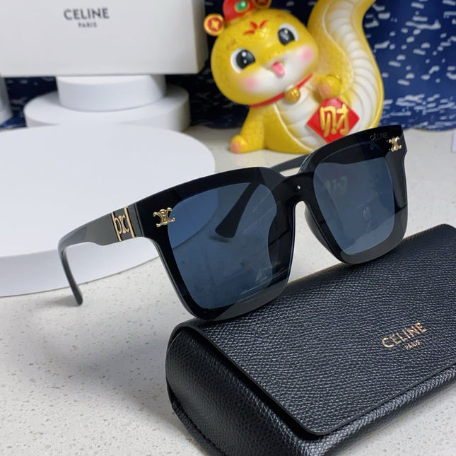 TRIOMPHE SUNGLASSES 548637 IN BLACK ACETATE