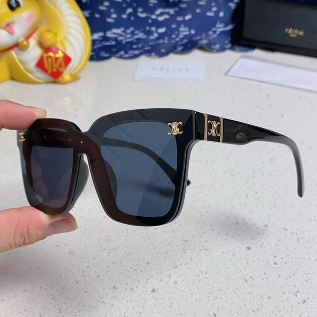 TRIOMPHE SUNGLASSES 548637 IN BLACK ACETATE