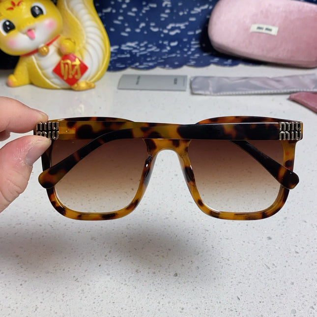 GLIMPSE SQUARE SUNGLASSES 554614 IN HAVANA ACETATE