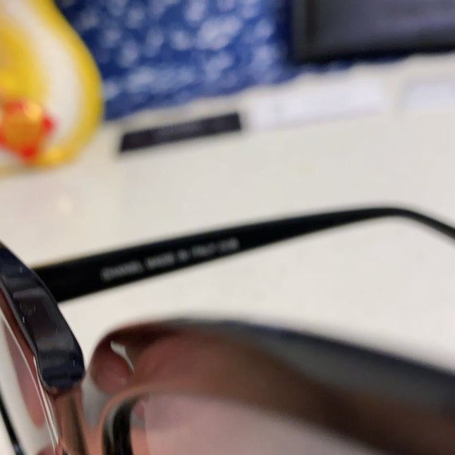 BUTTERFLY SUNGLASSES 641817 IN ACETATE BLACK METAL LOGO