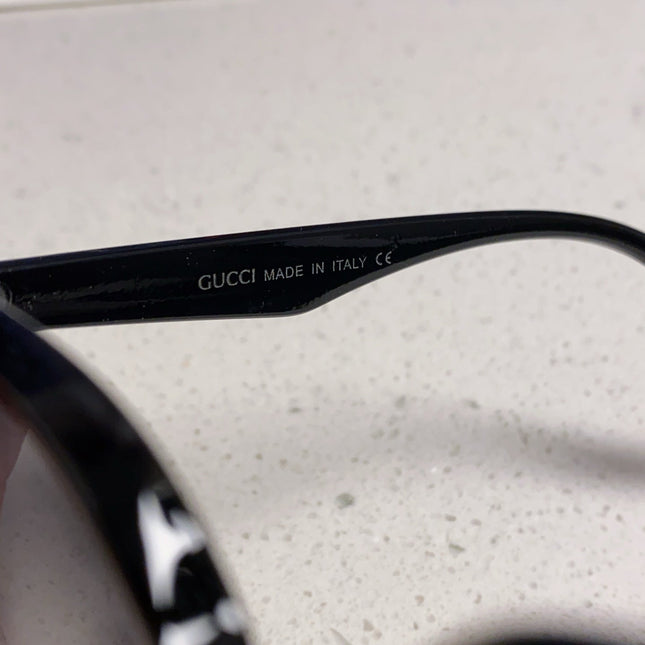 SQUARE FRAME SUNGLASSES 575854 IN BLACK ACETATE