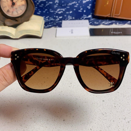 SQUARE SUNGLASS 575844 IN HAVANA ACETATE