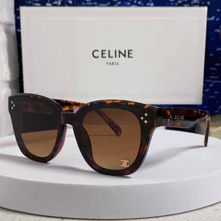 SQUARE SUNGLASS 575844 IN HAVANA ACETATE