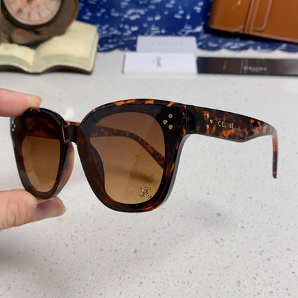 SQUARE SUNGLASS 575844 IN HAVANA ACETATE