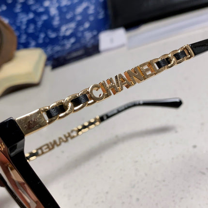 SQUARE SUNGLASSES 632028 IN BLACK ACETATE LIGHT BROWN LENSES