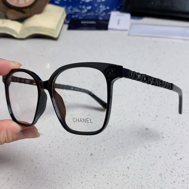 SQUARE SUNGLASSES 632029 IN BLACK ACETATE BLACK LOGO ON FRAME