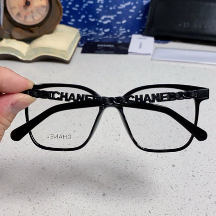 SQUARE SUNGLASSES 632029 IN BLACK ACETATE BLACK LOGO ON FRAME