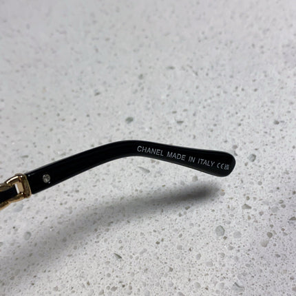 SQUARE SUNGLASSES 632030 IN BLACK ACETATE CLEAR LENSES