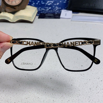 SQUARE SUNGLASSES 632030 IN BLACK ACETATE CLEAR LENSES