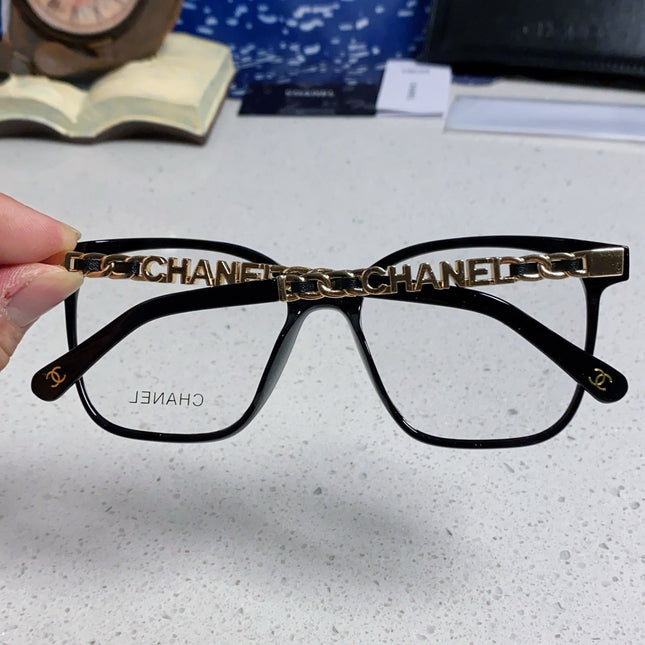 SQUARE SUNGLASSES 632030 IN BLACK ACETATE CLEAR LENSES