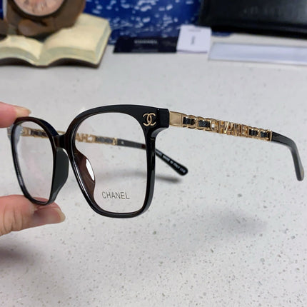 SQUARE SUNGLASSES 632030 IN BLACK ACETATE CLEAR LENSES