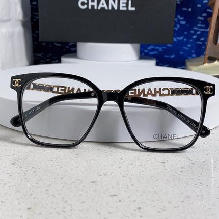 SQUARE SUNGLASSES 632030 IN BLACK ACETATE CLEAR LENSES