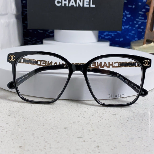 SQUARE SUNGLASSES 632030 IN BLACK ACETATE CLEAR LENSES