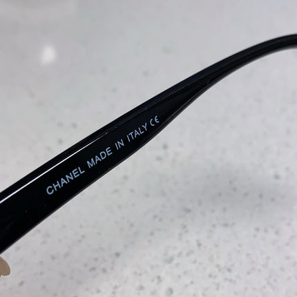 SQUARE SUNGLASSES 3392 IN BLACK ACETATE BLACK LENSES