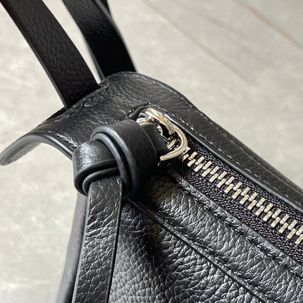 SIMPLY MINI 22 IN BLACK GRAINED CALFSKIN