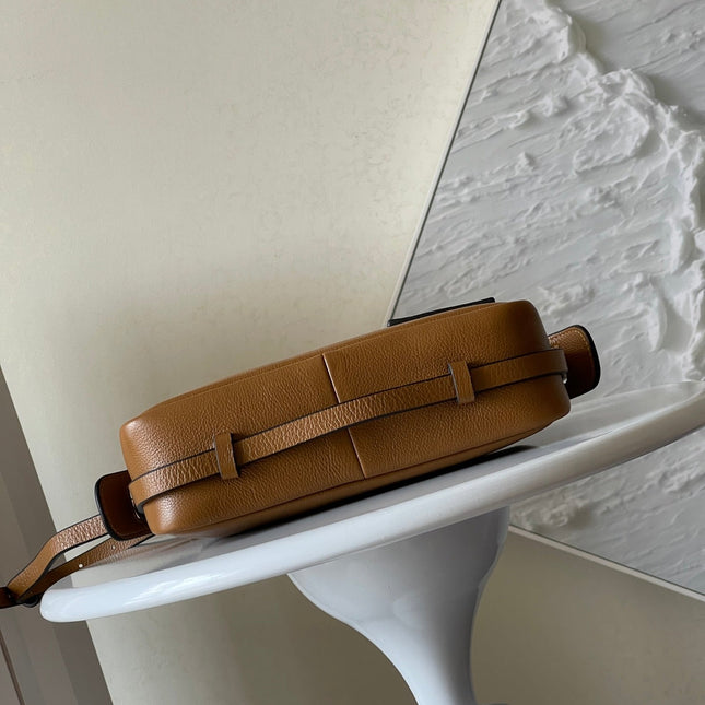 SIMPLY MINI 22 IN BRONZE BROWN GRAINED CALFSKIN