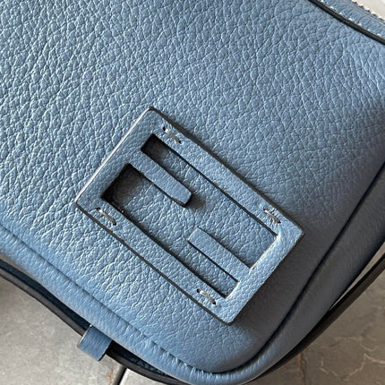 SIMPLY MINI 22 IN FIORD BLUE GRAINED CALFSKIN