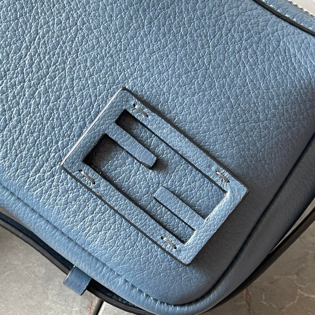 SIMPLY MINI 22 IN FIORD BLUE GRAINED CALFSKIN