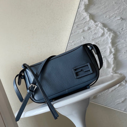 SIMPLY MINI 22 IN FIORD BLUE GRAINED CALFSKIN