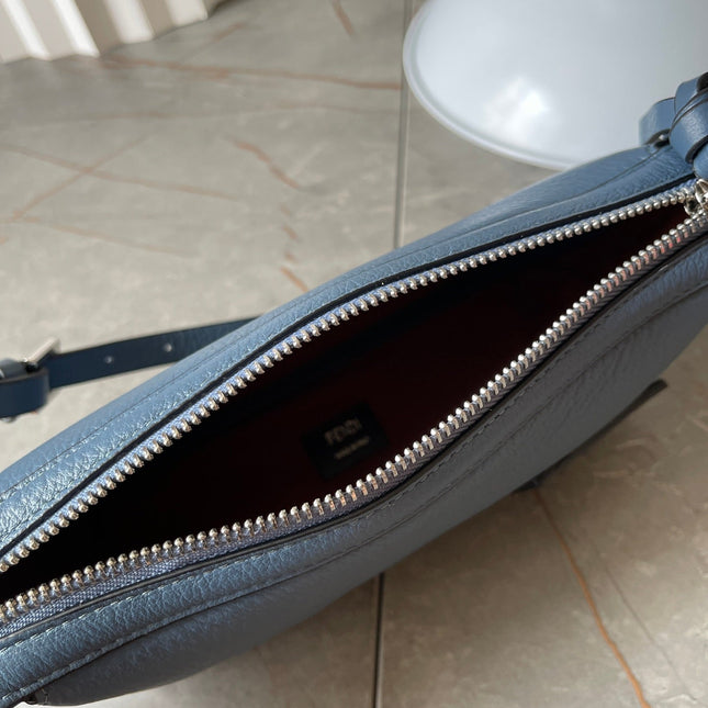 SIMPLY MINI 22 IN FIORD BLUE GRAINED CALFSKIN