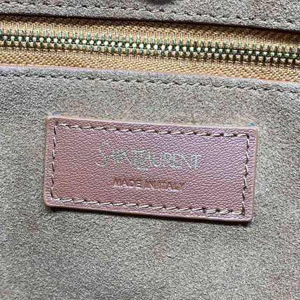 Y TOTE BAG 39 IN TAWNY BROWN CALFSKIN