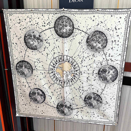 DIOR SCARF 90 CM IN SILK 651243