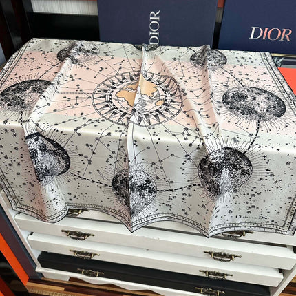 DIOR SCARF 90 CM IN SILK 651243