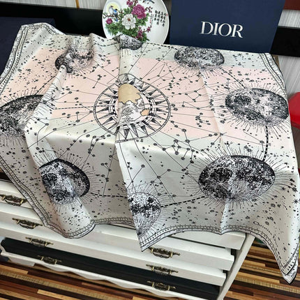 DIOR SCARF 90 CM IN SILK 651243
