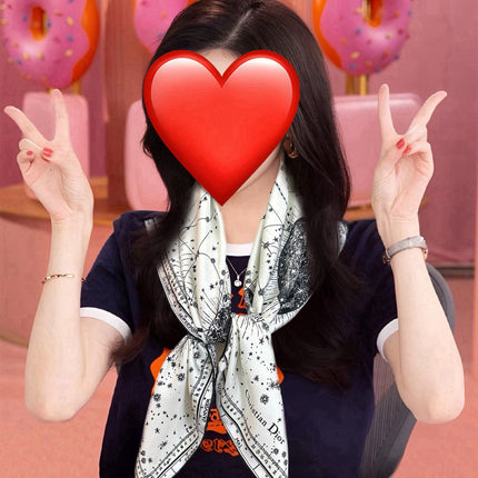 DIOR SCARF 90 CM IN SILK 651243