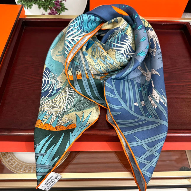 HERMES 25S SCARF 90 IN SILK 727407