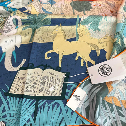 HERMES 25S SCARF 90 IN SILK 727407