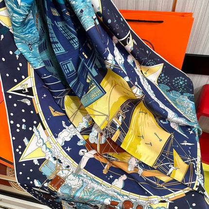 HERMES 25S SCARF 90 IN SILK 730531