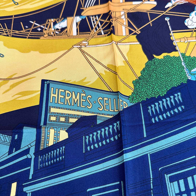 HERMES 25S SCARF 90 IN SILK 730531