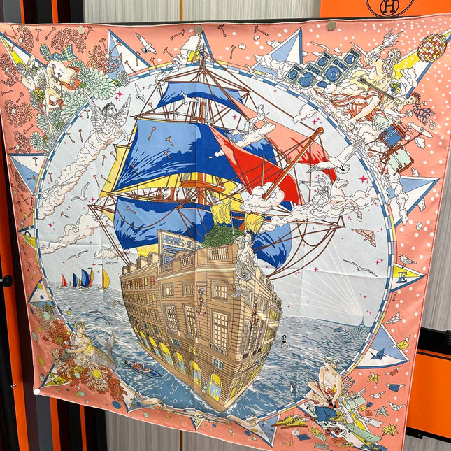 HERMES 25S SCARF 90 IN SILK 730532