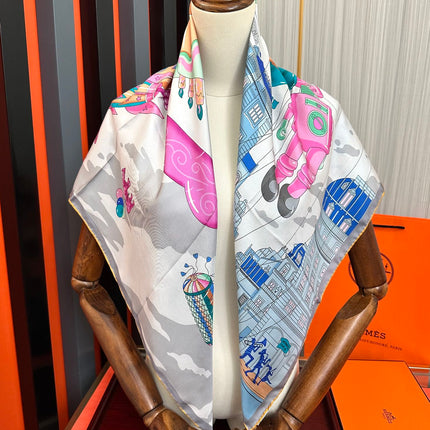 HERMES 25S SCARF 90 IN SILK 730547