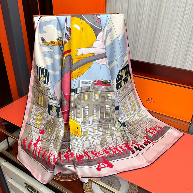 HERMES 25S SCARF 90 IN SILK 730548