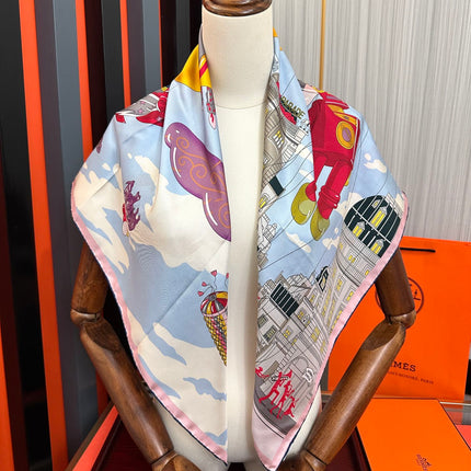 HERMES 25S SCARF 90 IN SILK 730548