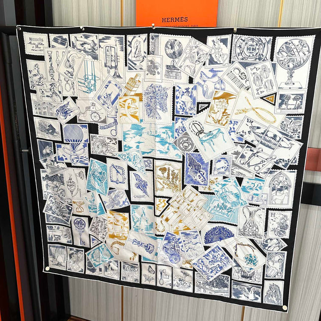 HERMES 25S SCARF 90 IN SILK 732033