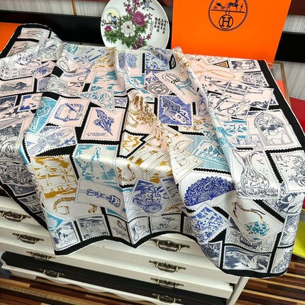 HERMES 25S SCARF 90 IN SILK 732033