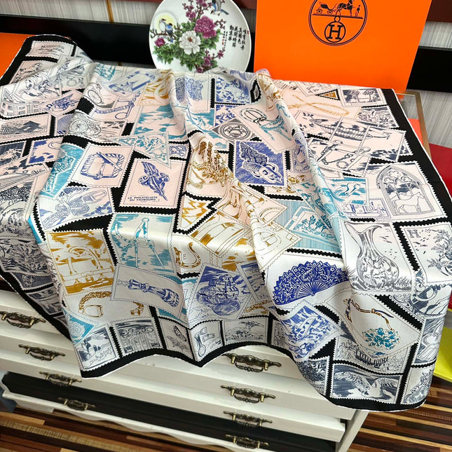 HERMES 25S SCARF 90 IN SILK 732033