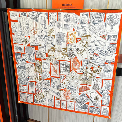 HERMES 25S SCARF 90 IN SILK 732034