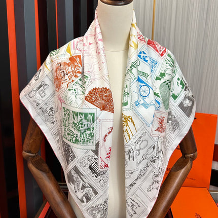 HERMES 25S SCARF 90 IN SILK 732035