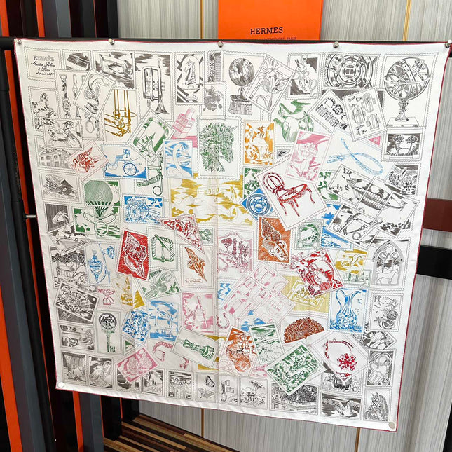 HERMES 25S SCARF 90 IN SILK 732035